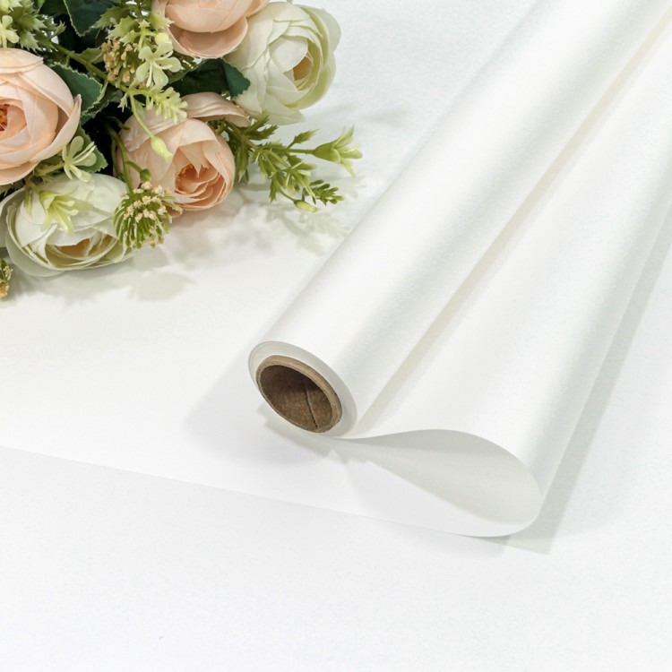 001338/17 Плёнка 0,58*10м матовая "Корейская" 55мкм Белый 1/30 001338/17 Плёнка 0,58*10м матовая "Корейская" 55мкм Белый 1/30