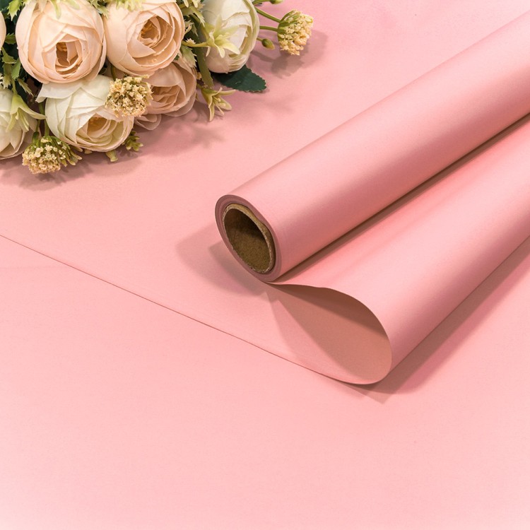 1638/1767 Плёнка 0,58*10м матовая "Корейская" 65мкм Розовый 1/30 1638/1767 Плёнка 0,58*10м матовая "Корейская" 65мкм Розовый 1/30