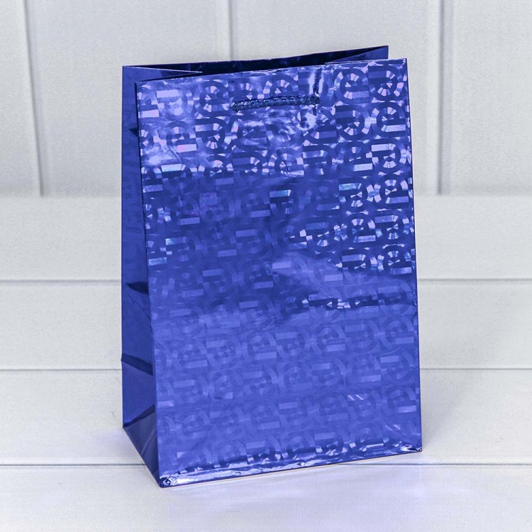 000LG Пакет подарочный голография (микс) 14*20*7 128г 1/20 1/600