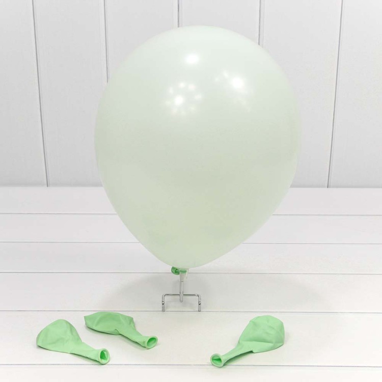14400/4 Шарики воздушные из латекса "Макарун" 12"/30см (100 шт.) 2,8г Салатовый 1/60
