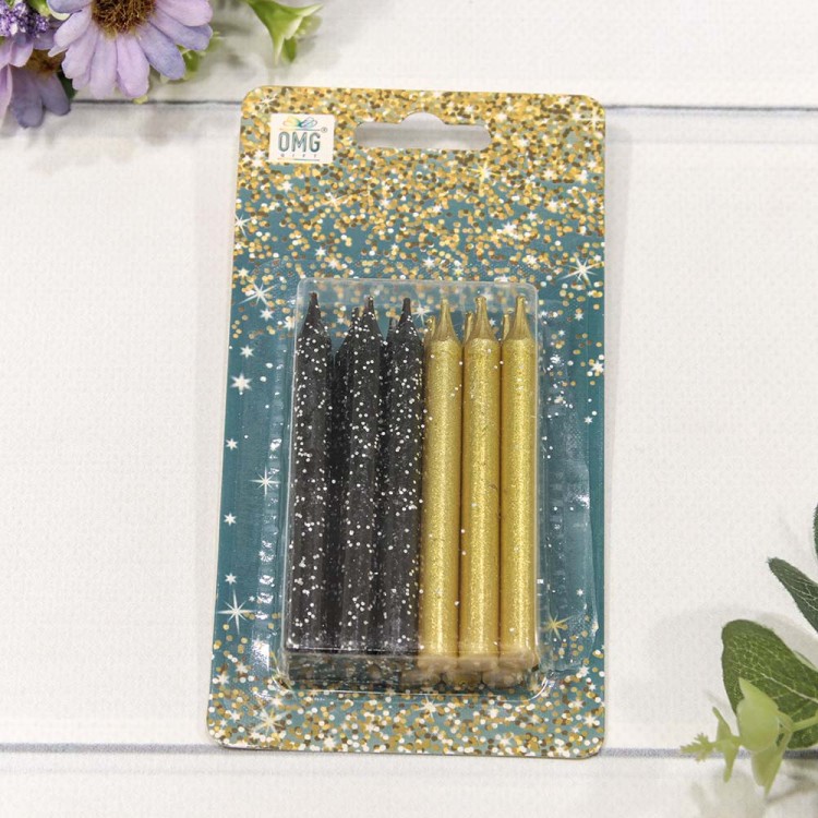 20010-95/12 Свечи для торта набор (12 шт.) 8см (микс 12) 1/12 1/144 20010-95/12 Свечи для торта набор (12 шт.) 8см (микс 12) 1/12 1/144