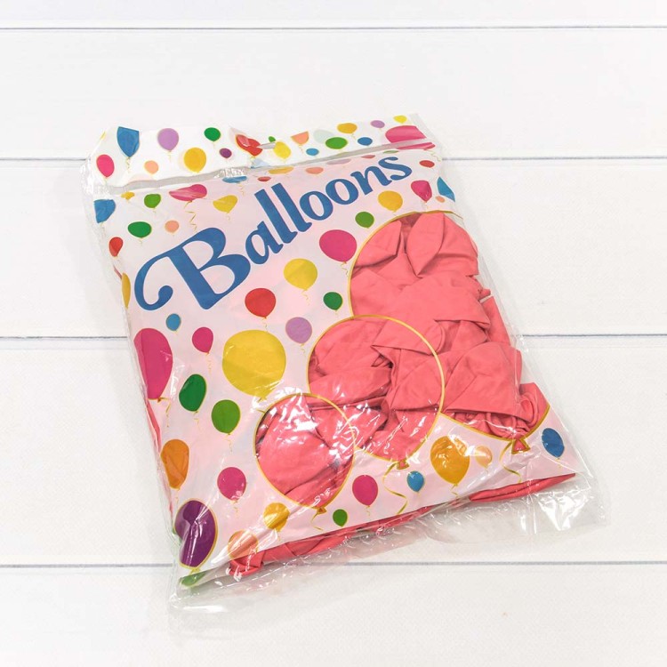 14400/7 Шарики воздушные из латекса "Макарун" 12"/30см (100 шт.) 2,8г Красный 1/60