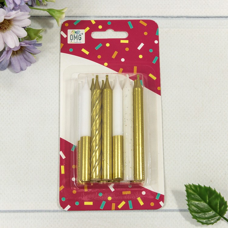 20010-95/16 Свечи для торта набор (12 шт.) 8см (микс 16) 1/12 1/144 20010-95/16 Свечи для торта набор (12 шт.) 8см (микс 16) 1/12 1/144