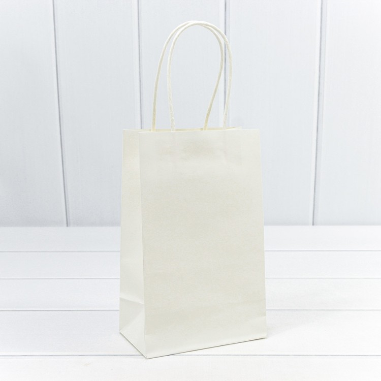 214G/1 Пакет подарочный Крафт Белый 13*21*8 120г 1/20 1/240