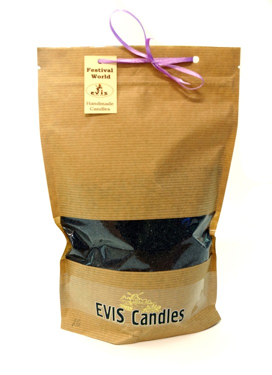 139003800360 Свеча насыпная в гранулах в дой-паке с 12 фитилями, 360гр. Графит