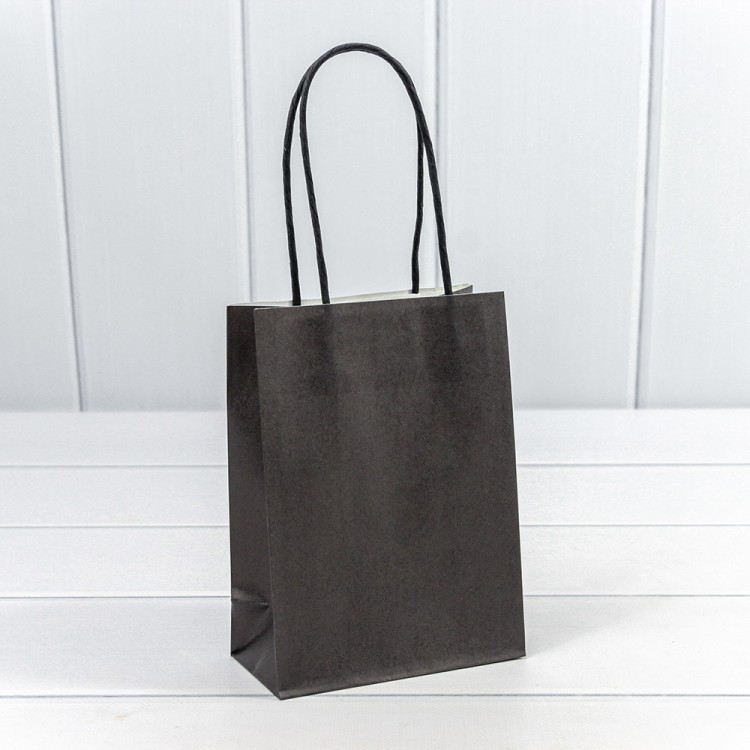 214H/2 Пакет подарочный Крафт Черный 12*15*6 120г 1/20 1/240