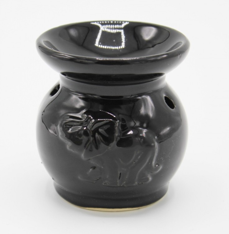 R20-4 Аромалампа со слоном черная 70*73 мм