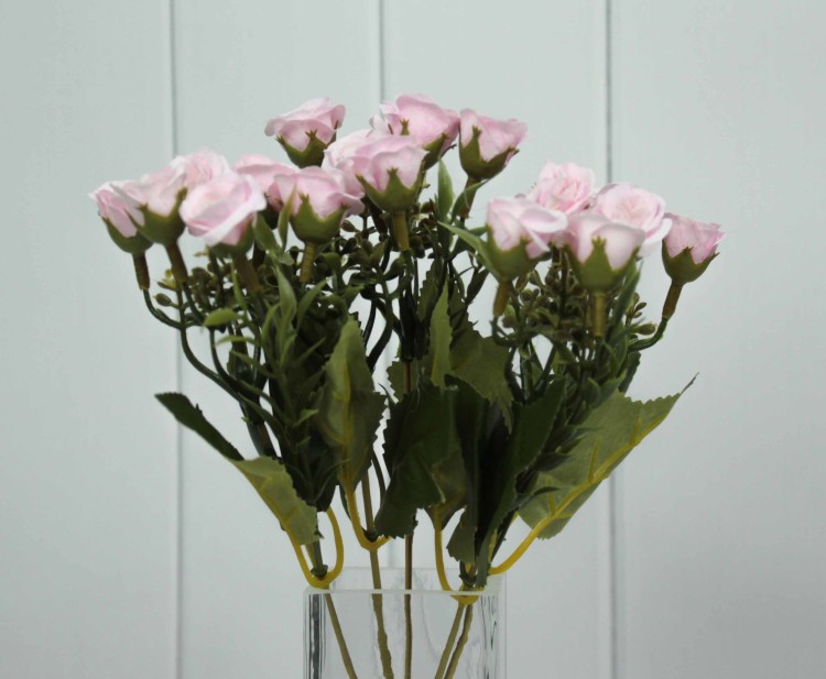 303-10-300/177 Искусственные цветы Розы Светло-Розовый 30см 1/1 