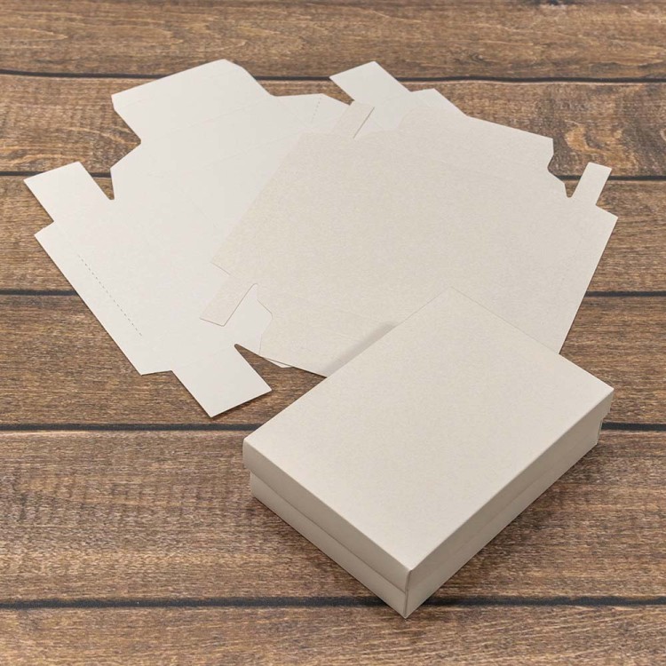 0007550 Коробка Прямоугольная 14,5*10*4 сборная Белый 1/20 1/200