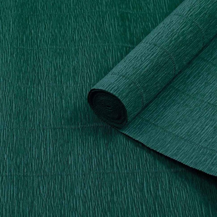 000960 Бумага гофрированная Лазурный тёмный 50*250 140гр 1/70