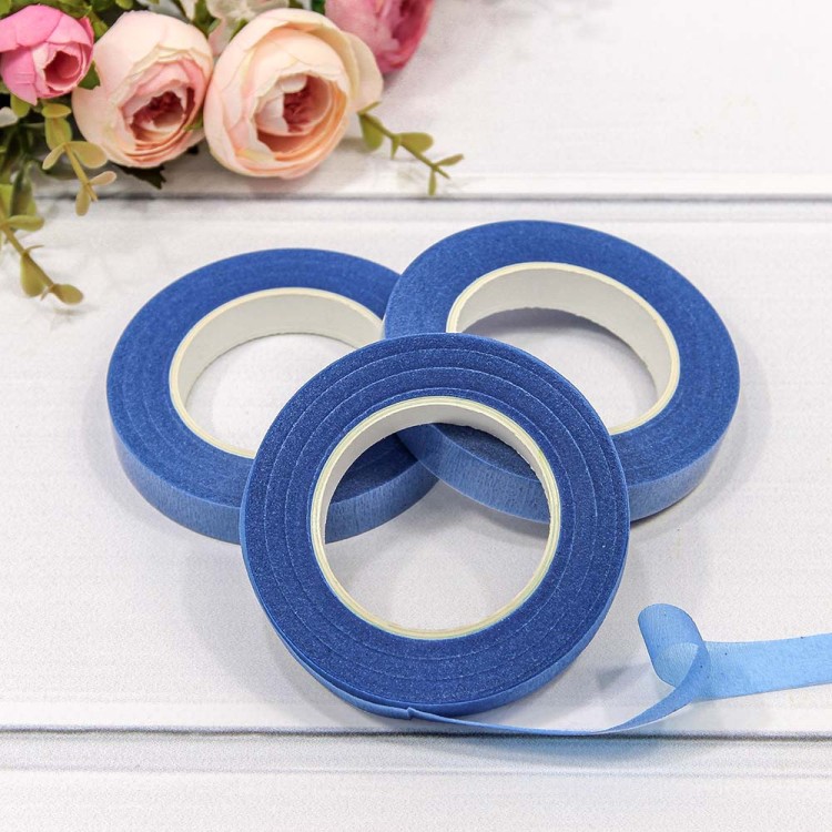 2603/6 Тейп-лента для цветов 1,2см*25ярд Синий 1/12 1/360
