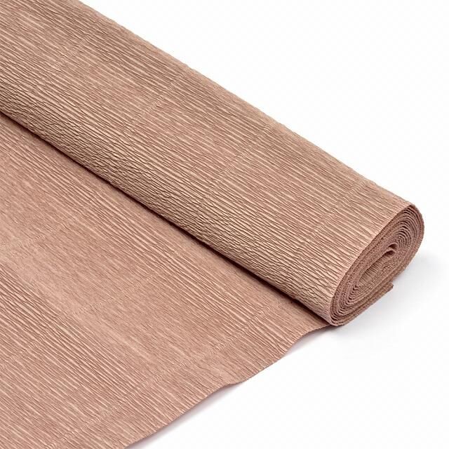 000604 Бумага гофрированная Серо-коричневый 50*250 180гр 1/60