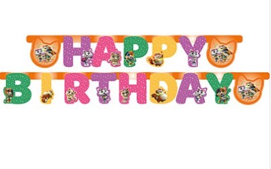 1505-1893 Гирлянда Happy Birthday 44 Котенка 200см 1505-1893 Гирлянда Happy Birthday 44 Котенка 200см