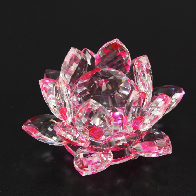 XH1-17C Хрустальный лотос цветной 9,5 x 6 см XH1-17C Хрустальный лотос цветной 9,5 x 6 см