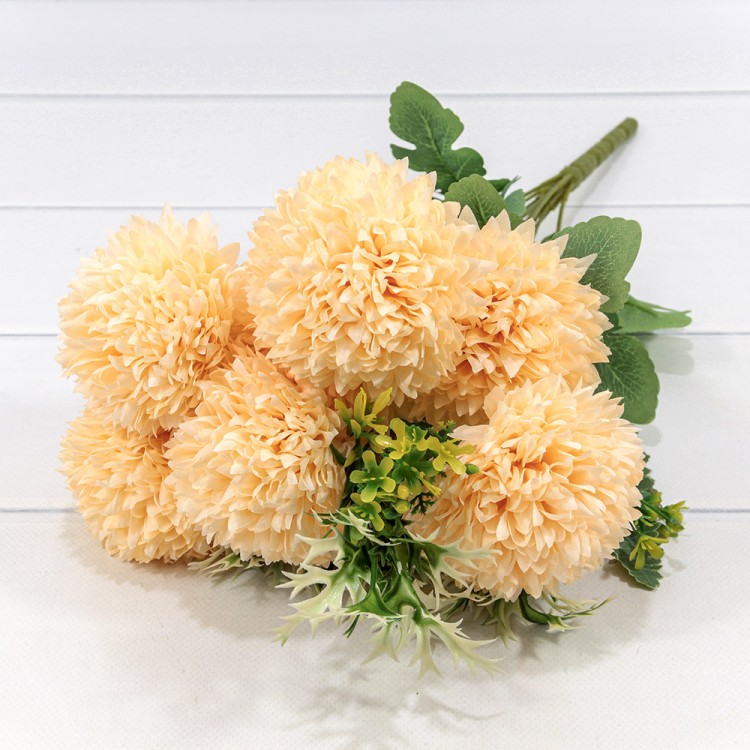 303-08-045/05 Искусственные цветы Хризантема 45 см 8 цветов Персиковый 1/1 303-08-045/05 Искусственные цветы Хризантема 45 см 8 цветов Персиковый 1/1