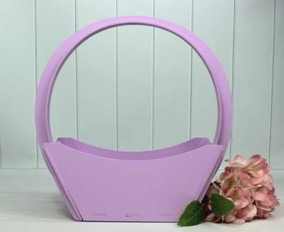 0000172 Цветочная корзина 27х13х33 Сирень			