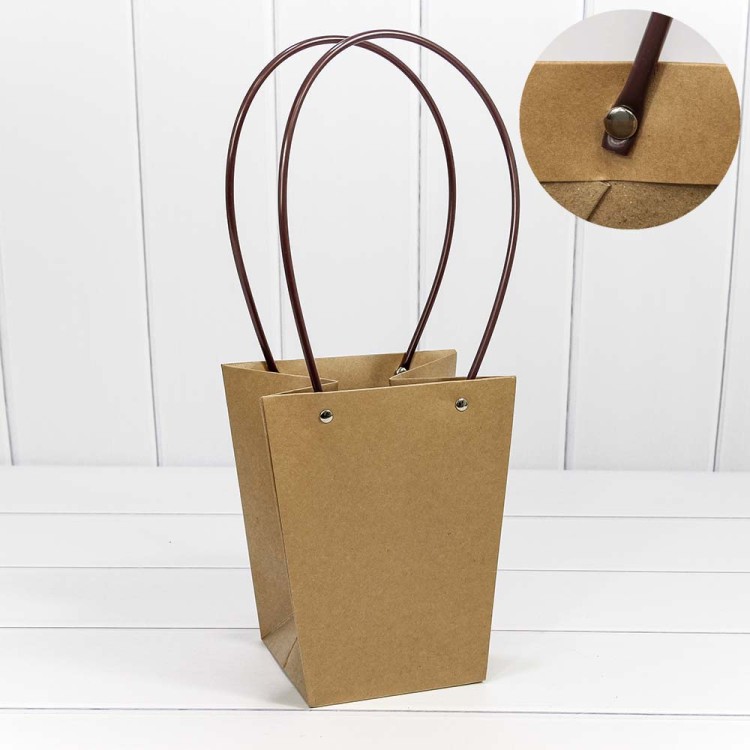 000171E Пакет подарочный  20*17*12 Крафт 1/10 1/120