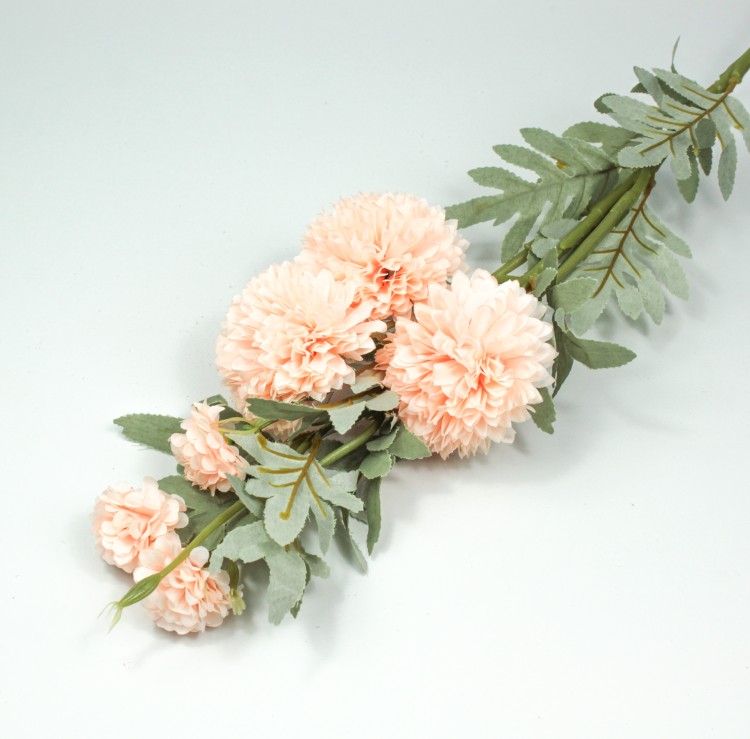 303-01-080/04 Искусственные цветы Ветка Хризантемы 80 см Персиковый 1/1 303-01-080/04 Искусственные цветы Ветка Хризантемы 80 см Персиковый 1/1