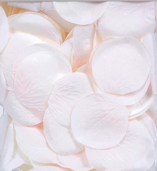 1501-1430 Лепестки Свадебные текстиль белые 300штА