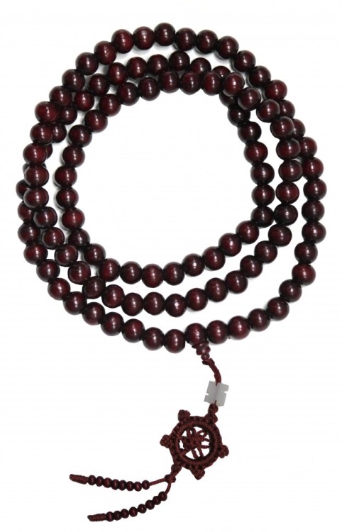 TS1-8 Чётки в бордовом цвете