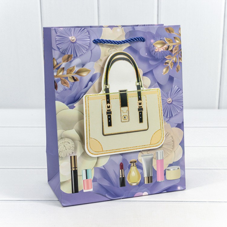 000318E Пакет подарочный с 3D аппликацией "Детский" (микс 318) 18*23*10 210г 1/20 1/360