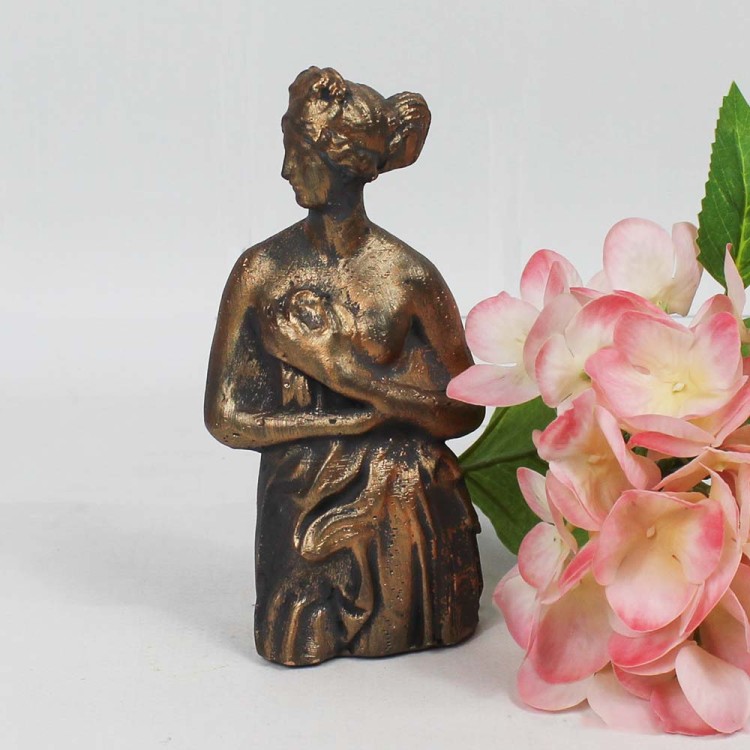 1008260003 АСПАСИЯ Фигурка интерьерная из гипса, vintage H-155мм D-70мм