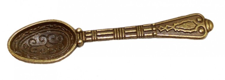 L010B Бронзовая ложка-загребушка 47 мм