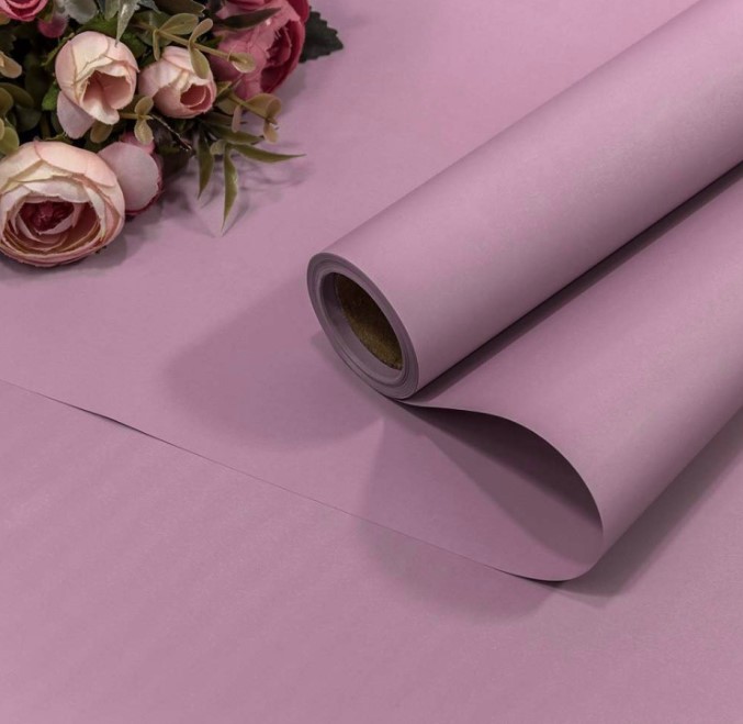 1638/2064 Плёнка 0,58*10м матовая "Корейская" 65мкм Серовато-пурпурный 1/30 1638/2064 Плёнка 0,58*10м матовая "Корейская" 65мкм Серовато-пурпурный 1/30