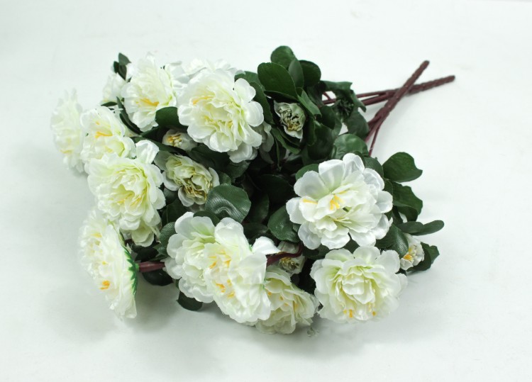 303-02-600/03 Искусственные цветы Астры Белый 1/2