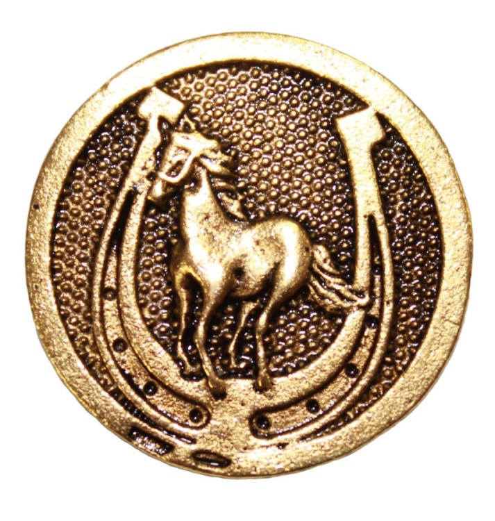 L013B Монета "Счастливая подкова" 23 мм