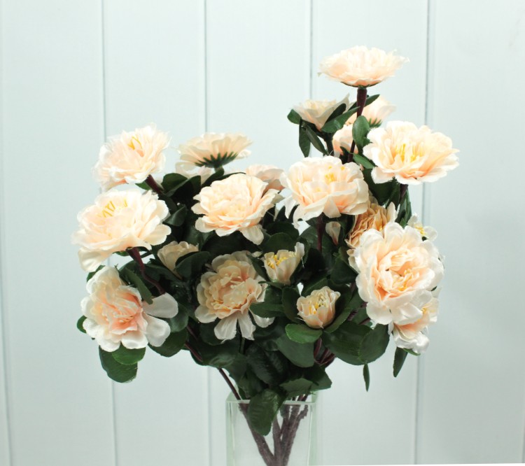 303-02-600/17 Искусственные цветы Астры Бежевый 1/2