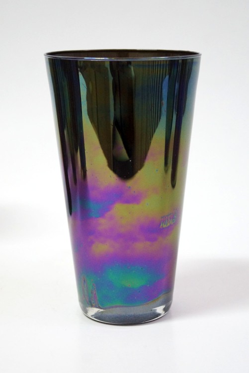 2704102358 ЧЁРНЫЙ ЛЮСТР "Тициано" Н-200 1л ваза-конус 