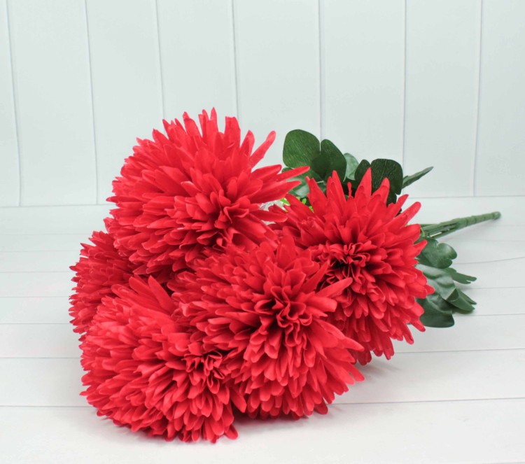 303-05-01/02 Искусственные цветы Хризантема 7 веток Красный 1/1 303-05-01/02 Искусственные цветы Хризантема 7 веток Красный 1/1