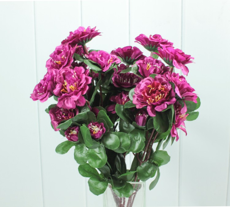 303-02-600/06 Искусственные цветы Астры Бордовый 1/2