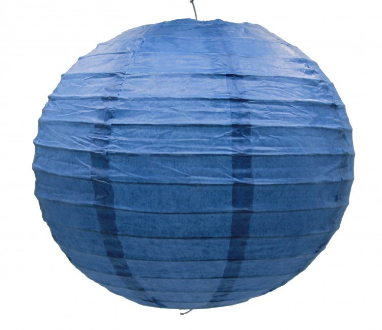 FX-20L Фонарик бумажный (синий) d=20 см FX-20L Фонарик бумажный (синий) d=20 см