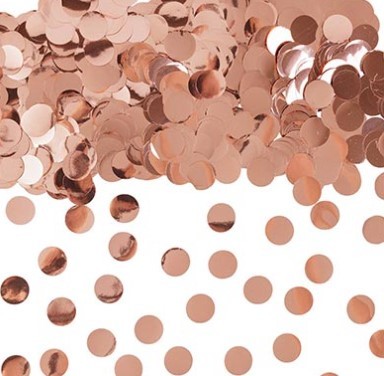 1501-4843 Хлопушка Бумфети 30см Розовое Золото