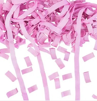 1501-4773 Хлопушка Бумфети 30см конфетти розовое