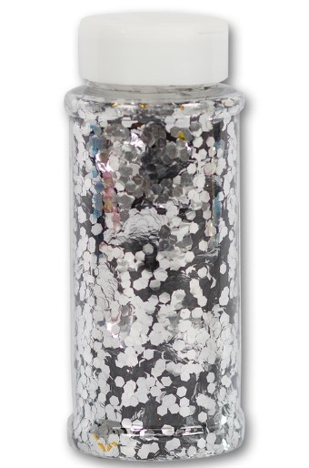 1501-4126 Блестки Конфетти д/декора серебро 90гр/G