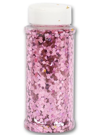 1501-4127 Блестки Конфетти д/декора розовые 90гр/G