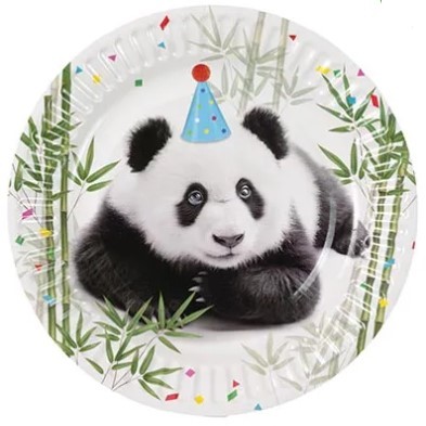 1502-6606 Тарелка Панды фотографичные 17см 6шт/G 1502-6606 Тарелка Панды фотографичные 17см 6шт/G