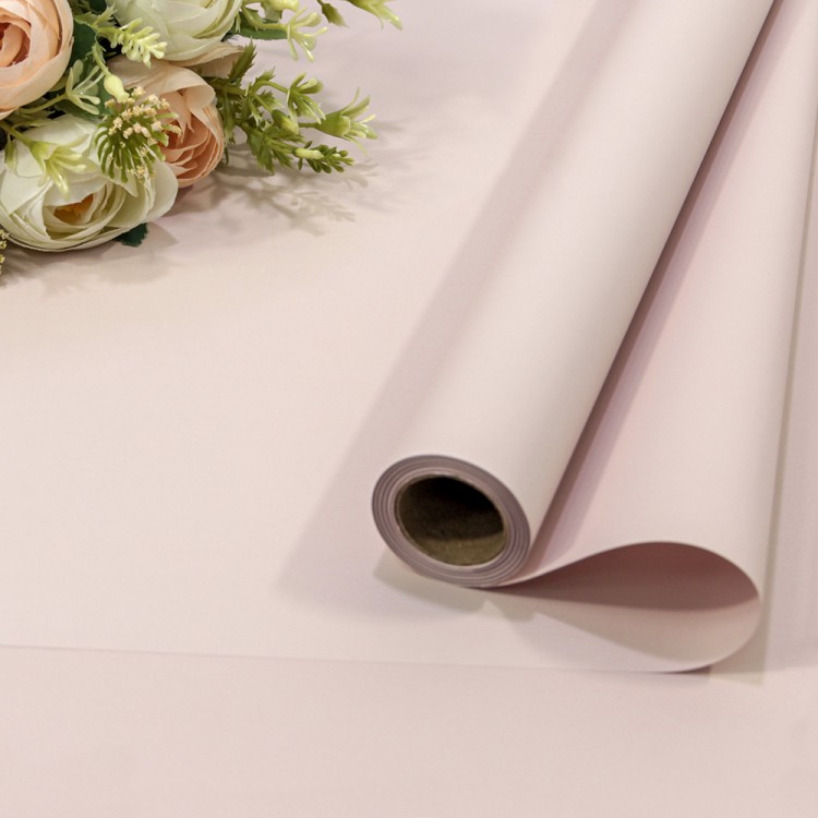 1638/7632 Плёнка 0,58*10м матовая "Корейская" 65мкм Бледно-персиковый 1/30 1638/7632 Плёнка 0,58*10м матовая "Корейская" 65мкм Бледно-персиковый 1/30