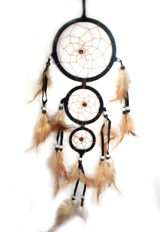 LA5 Ловцы снов(три кольца) d=110 мм цвета в ассортименте