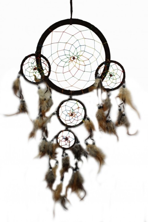 LA8 Ловцы снов (пять колец) 220 мм цвета в ассортименте