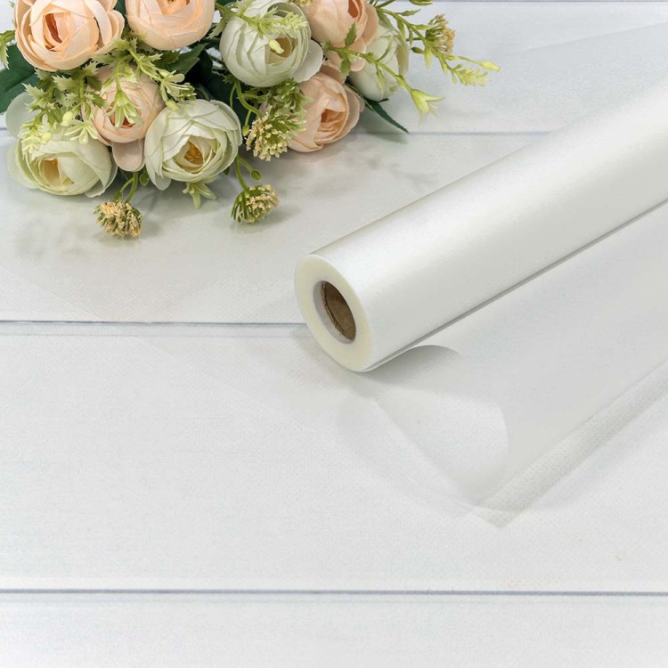 1857/1 Плёнка 58см 800г матовая однотонная 55мкм Белый 1/12 1857/1 Плёнка 58см 800г матовая однотонная 55мкм Белый 1/12