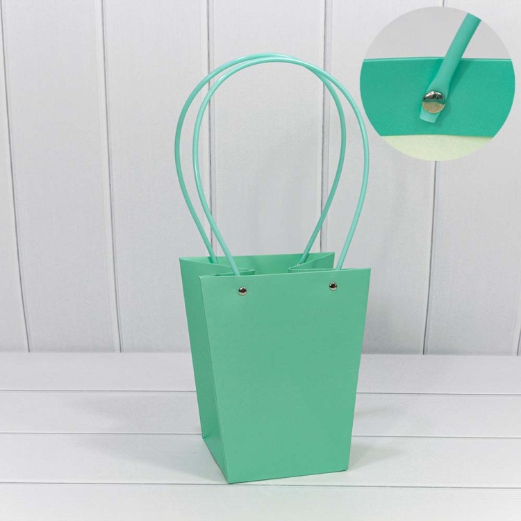 000171E/3 Сумка для цветов 20*17*12 см тиффани 1/10 1/120