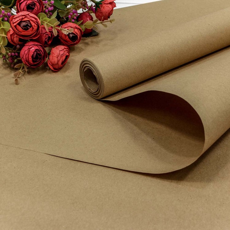 500196 Крафт бумага Чистая 70см 0,4кг 