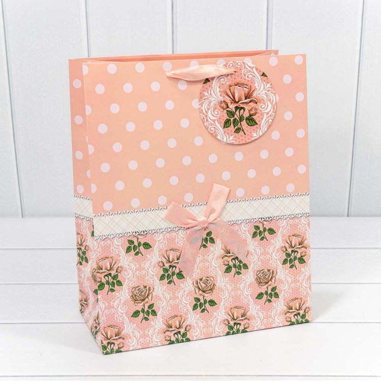 000145C Пакет подарочный 26*32*13 см 230 гр "Люкс" (микс) 1/20 1/240