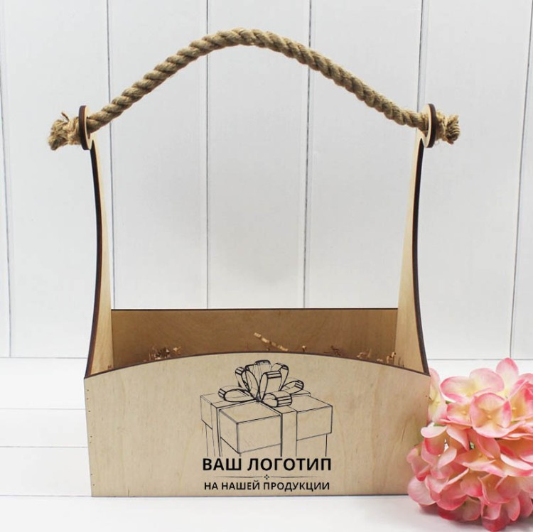 Ящик для декора с Ручкой (от 100 шт.)