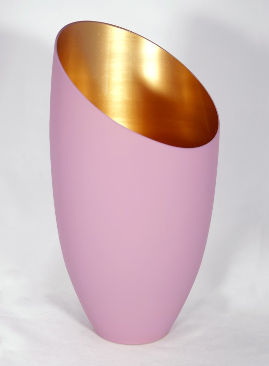 2712402953 ЗОЛОТО-7 МАЛАГА ваза со скошенным краем Н-285 2л