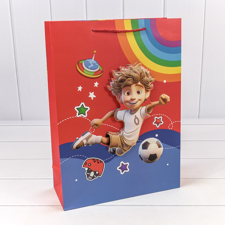 000267A	Пакет подарочный с 3D аппликацией "Детский" (микс 267) 30*41,5*12 210г 1/20 1/80